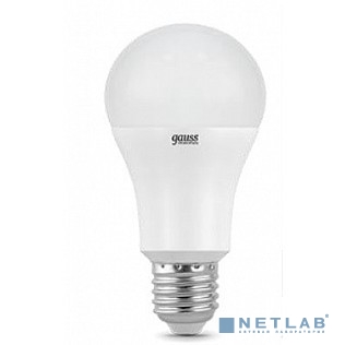 GAUSS 23232 Светодиодная лампа LED Elementary A60 12W E27 1170lm 6500K 1/10/50 0