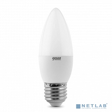 GAUSS 33216 Светодиодная лампа LED Elementary Свеча 6W E27 420lm 3000K 1/10/50 0