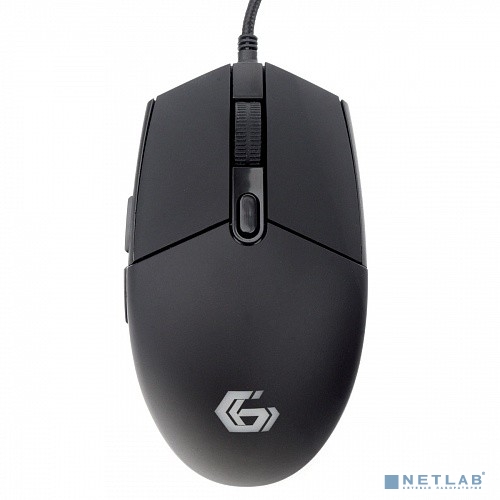 Gembird MG-780 черный USB {Мышь игровая, 800-2400DPI, 5кн+колесо-кнопка, подсветка, 1,5 м.} 