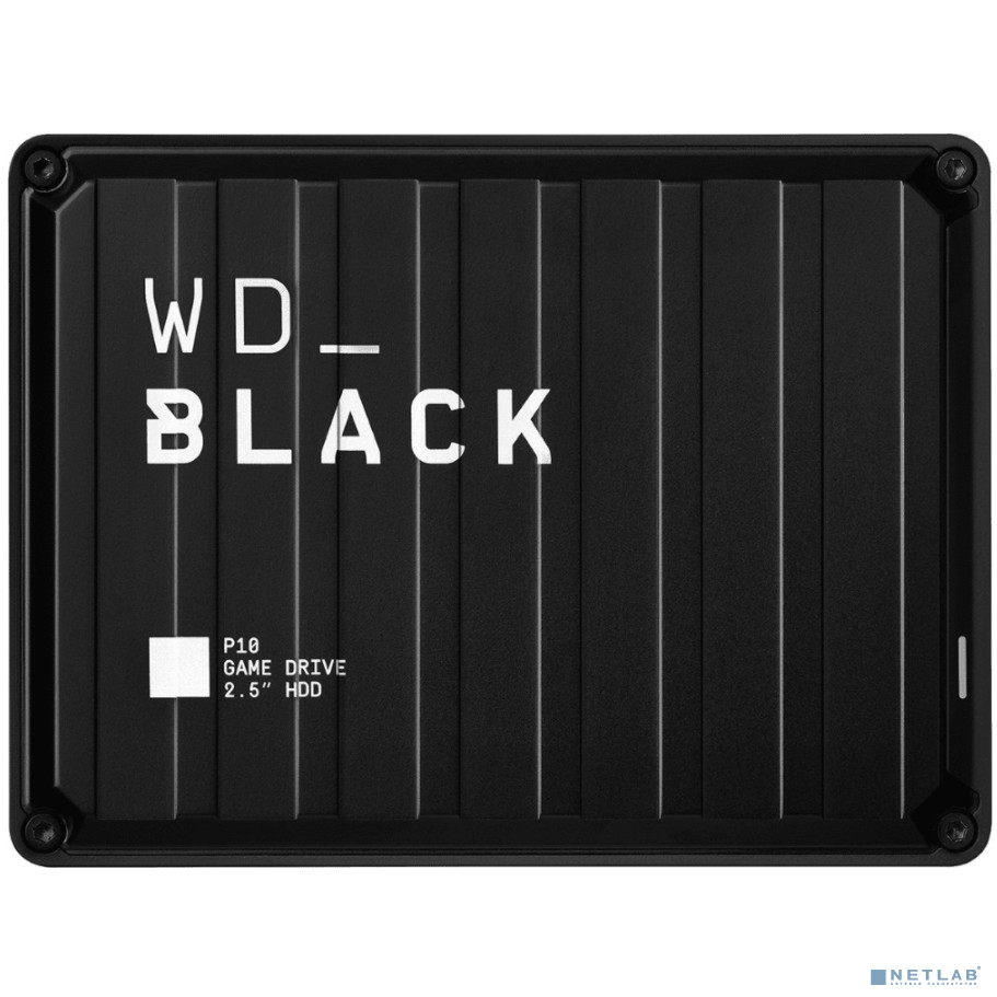 Накопитель на жестком магнитном диске WD Внешний жесткий диск WD_BLACK P10 Game Drive WDBA3A0050BBK-WESN для игровых косолей и ПК 5TB 2,5" USB 3.2 Gen 1