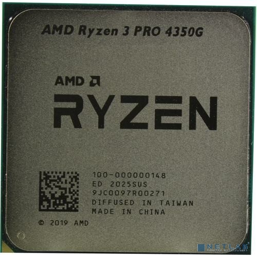 CPU AMD Ryzen 3 PRO 4350G AM4 {(100-100000148MPK) (3.8GHz/AMD Radeon) Multipack}