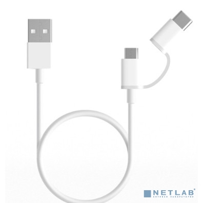 Xiaomi Mi 2-in-1 USB Cable Micro USB to Type C (30cm) [SJV4083TY]