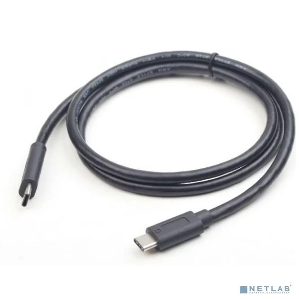 Exegate EX294783RUS Кабель для зарядки ExeGate EX-CCP-USB3.1-CMCM2-1.0 (USB Type Cm/Cm, Gen.2, 10Gbit/s, 5A, 100W, 1м)