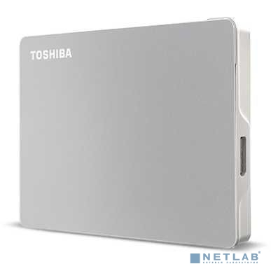 Накопитель на жестком магнитном диске TOSHIBA Внешний жесткий диск TOSHIBA HDTX140ESCCA Canvio Flex 4ТБ 2,5" USB 3.0USB-C, серебро