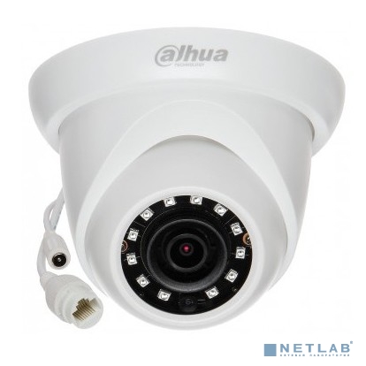 DAHUA DH-IPC-HDW1230SP-0280B-S5 Уличная турельная IP-видеокамера 2Мп, 1/2.8” CMOS, объектив 2.8мм, ИК-подсветка до 30м, корпус: металл, пластик