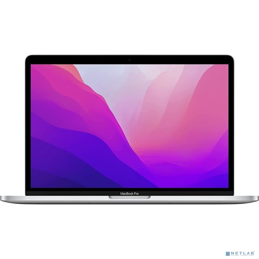 Apple MacBook Pro 13 Late 2022 [MNEQ3HN/A] (КЛАВ.РУС.ГРАВ.) Silver 13.3'' Retina {(2560x1600) Touch Bar M2 8С CPU 10С GPU/8GB/512GB SSD} (A2338)