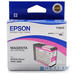 EPSON C13T580300 Картридж для Epson Stylus Pro 3800  пурпурный  (Magenta) 80 мл. (LFP)
