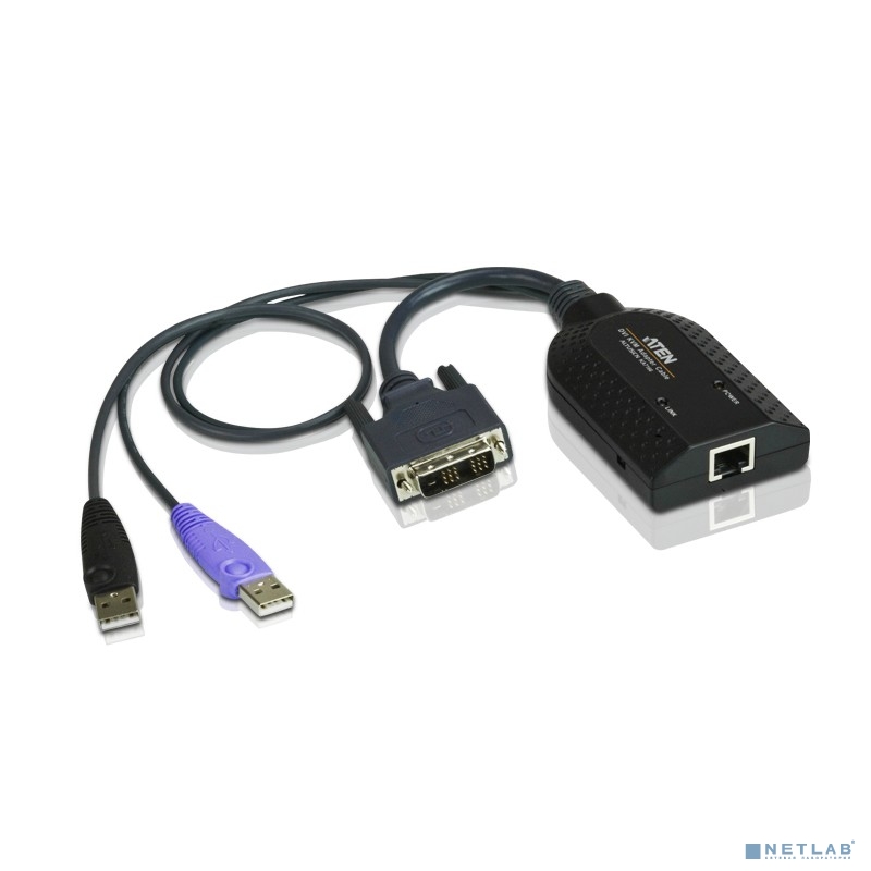 ATEN KA7166 Модуль удлинителя, DVI+KBD+MOUSE USB 2.0+AUDIO, для подкл.
