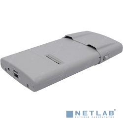 MikroTik RB912UAG-5HPnD-OUT BaseBox 5 (RouterBOARD 912UAG with 600Mhz Atheros CPU, 64MB RAM, 1xGigabit LAN, USB, miniPCIe, built-in 5Ghz 802.11a/n 2x2 two chain wireless with two RP-SMA connectors, Ro