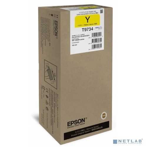 EPSON C13T973400 картридж XL для WorkForce Pro WF-C869R (22K) Yellow  (bus)