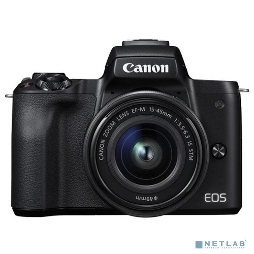 Canon EOS M50 черный {24.2Mpix 3" 4K WiFi 15-45 IS STM LP-E12}