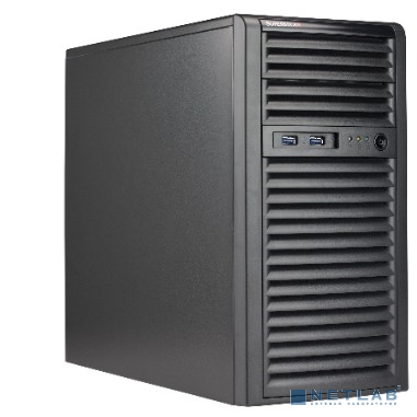 Корпус SuperMicro CSE-731I-404B Mini-Tower mATX w/ 400W power supply for motherboards up to 9.6in x 9.6in - Includes 2x 5.25in external drive bays, 4x 3.5in internal drive bays, 4x I/O expansion slots