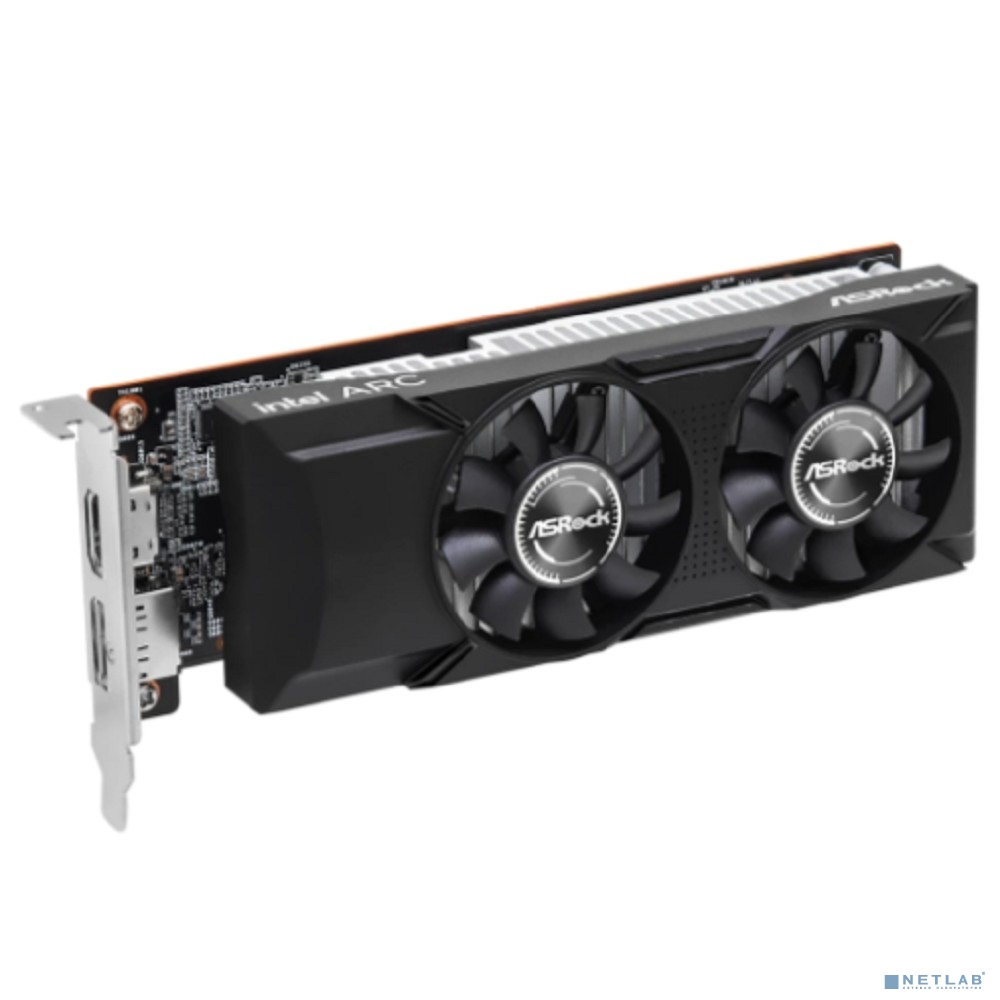 Видеокарта Asrock PCI-E 4.0 A380 LP 6G INTEL ARC A380 6Gb 96bit GDDR6 2000/15500 HDMIx1 DPx1 HDCP Ret low profile