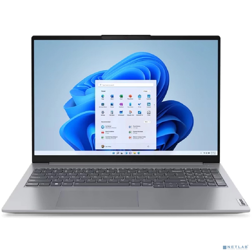 Lenovo ThinkBook 16 G6 IRL [21KH00RTUE] (КЛАВ.РУС.ГРАВ.) Grey 16" {WUXGA IPS i5-13420H/16GB/512GB SSD/DOS}