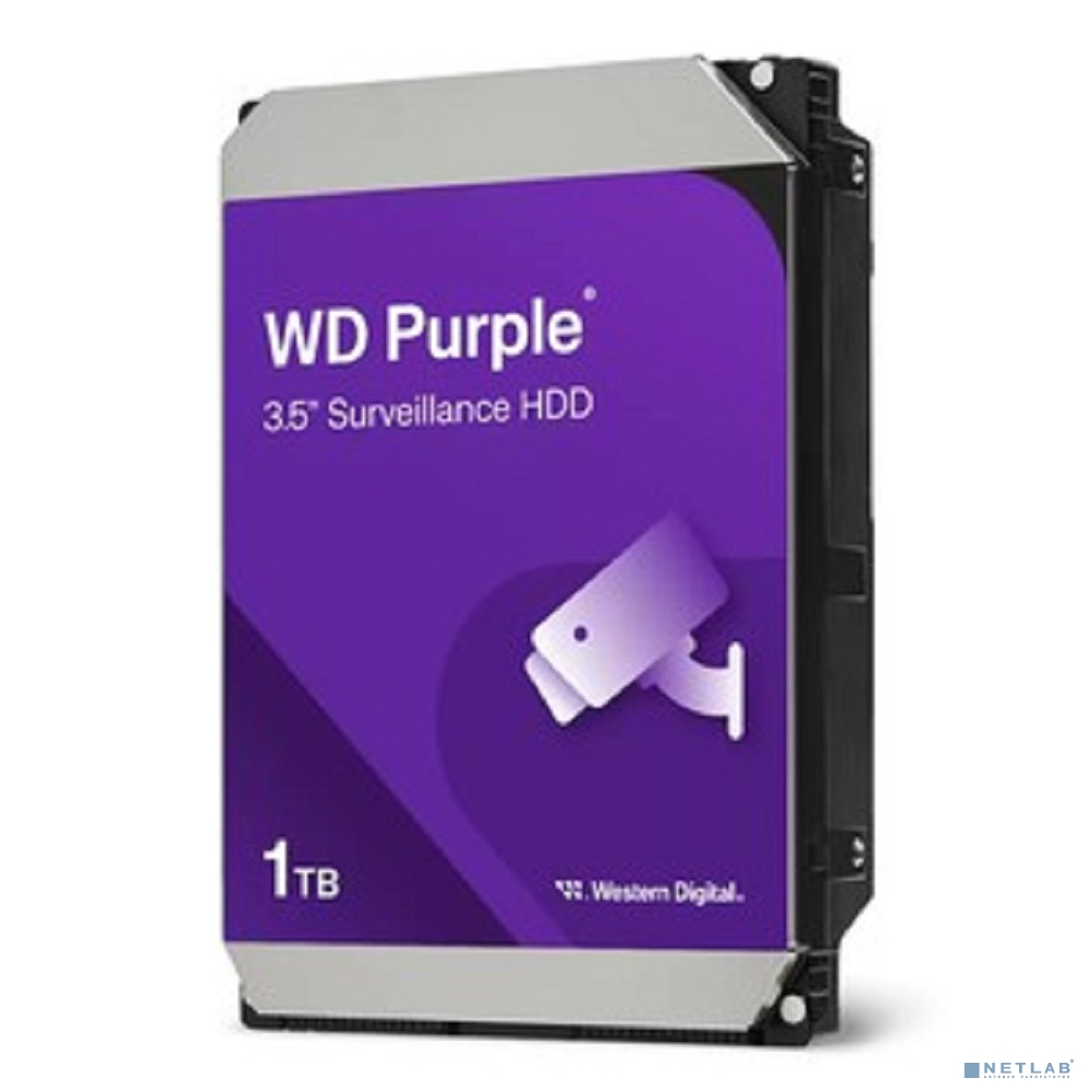 1TB WD Purple (WD10PURZ-85BDSY0) {Serial ATA III, 5400- rpm, 64Mb, 3.5"}  Video IntelliPower 