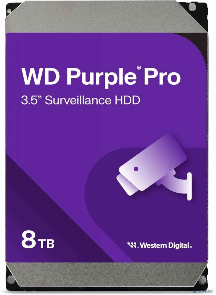 Жесткий диск/ HDD WD SATA3 8Tb Purple Pro 7200 rmp 256MB  1 year warranty