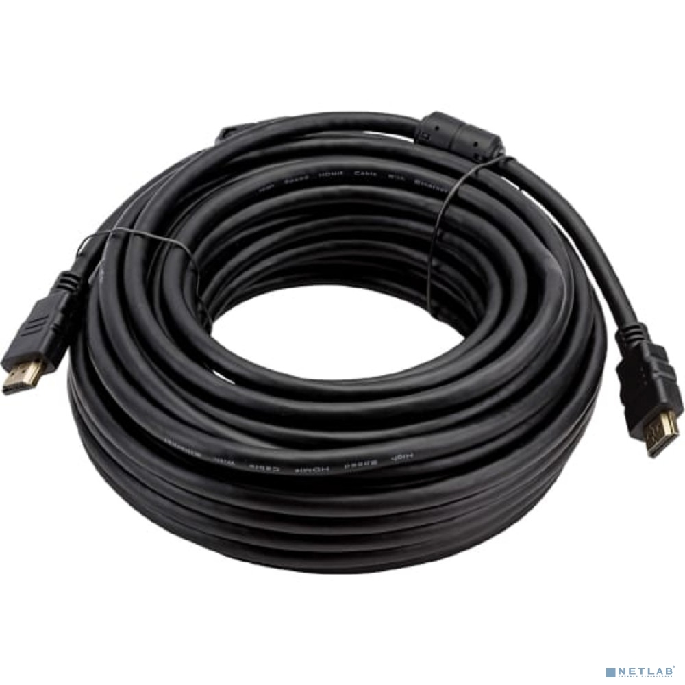 Proconnect (17-6109-6) Кабель HDMI - HDMI 2.0, 15м, Gold (Zip Lock пакет)
