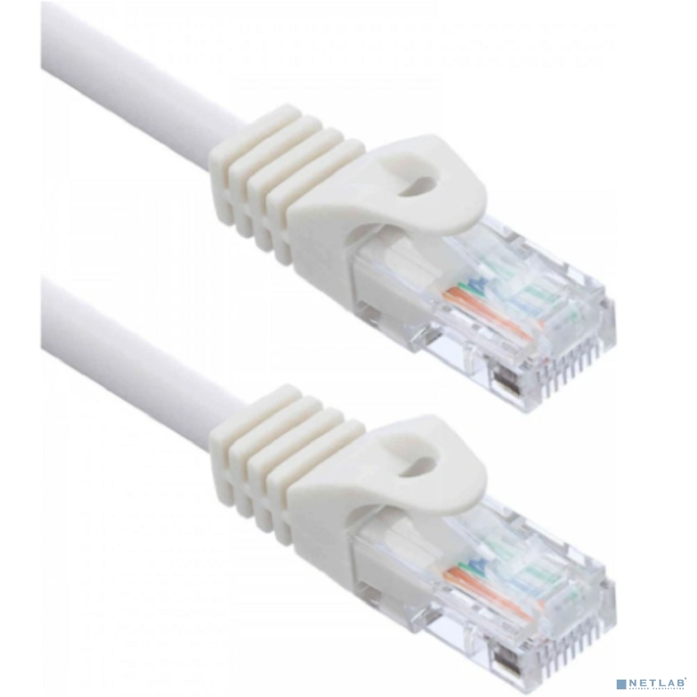 Кабель ACD Патч-корд ACD-LPU5C-5DW |ACD-LPU5C-5DW| Cat5e UTP 24AWG 4Pair, 7/0.18мм CU Белый, 0.5м (741722)