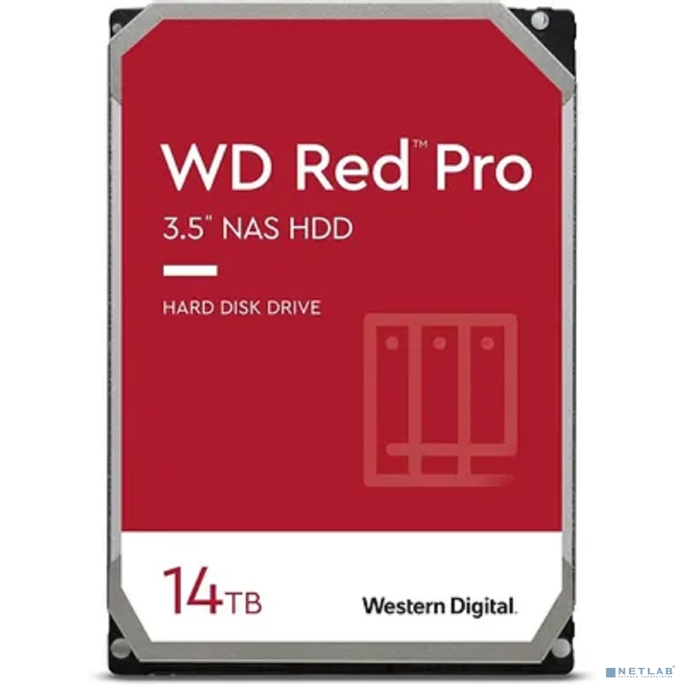 14TB WD Red Pro (WD142KFGX) {Serial ATA III, 7200- rpm, 512Mb, 3.5"}
