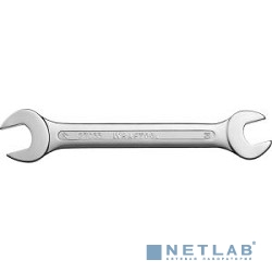 KRAFTOOL "EXPERT" Ключ гаечный рожковый, Cr-V сталь, хромированный, 19х22 мм [27033-19-22]