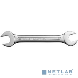 KRAFTOOL "EXPERT" Ключ гаечный рожковый, Cr-V сталь, хромированный, 24х27 мм [27033-24-27]