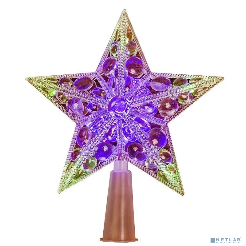Neon-night 501-002 Фигура светодиодная "Звезда" на елку цвет: RGB, 10 LED, 17 см