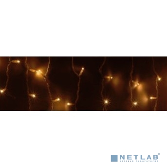 Neon-night 255-138-6 Гирлянда Айсикл (бахрома) светодиодный, 4,8 х 0,6 м, белый провод, 220В, диоды тепло-белые [255-138-6]