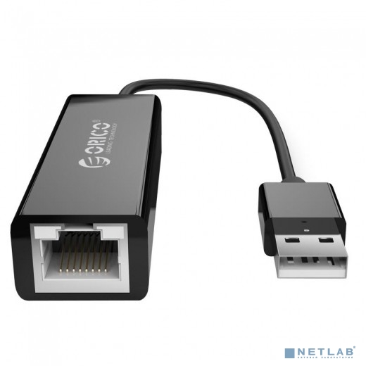 ORICO UTJ-U2-BK Адаптер USB Ethernet Orico UTJ-U2 (черный)