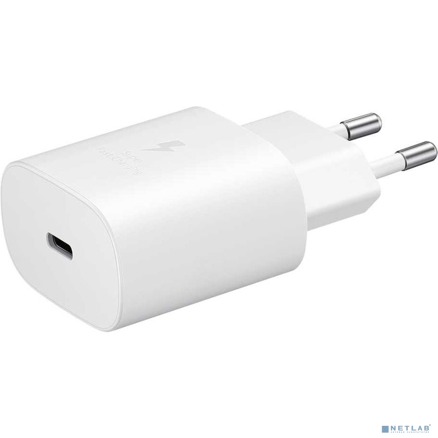 SAM СЗУ Power Delivery, 25Вт (USB Type-C порт, без кабеля), белое (EP-TA800NWEGRU)
