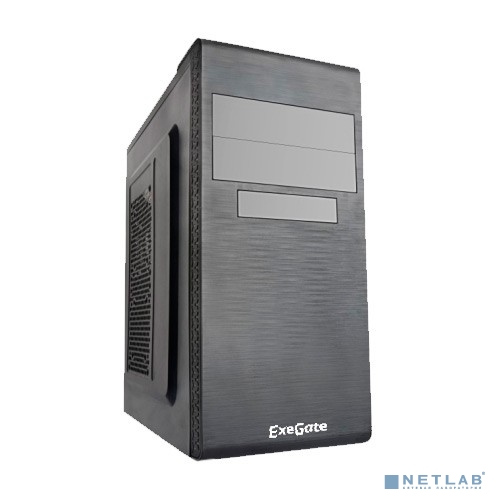 Exegate EX269430RUS Корпус Miditower UN-603 Black, ATX, <UN350, 120mm> 2*USB, Audio