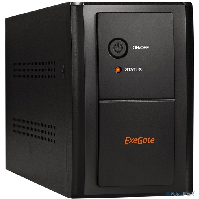 Exegate EP285513RUS ИБП ExeGate SpecialPro UNB-2000.LED.AVR.C13.RJ.USB <2000VA/1200W, LED, AVR, 6*IEC-C13, RJ45/11, USB, Black>