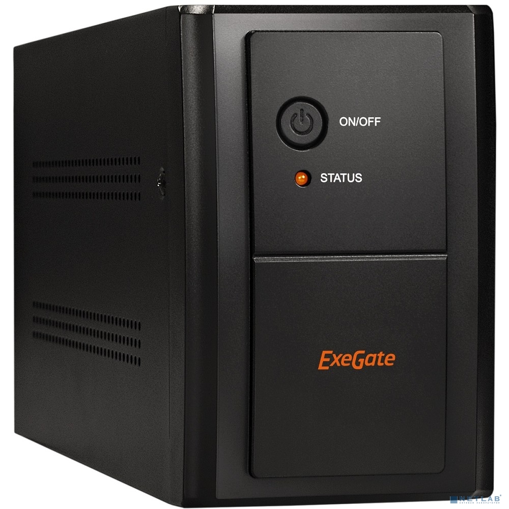Exegate EP285515RUS ИБП ExeGate SpecialPro UNB-2000.LED.AVR.EURO.RJ.USB <2000VA/1200W, LED, AVR, 4 евророзетки, RJ45/11, USB, Black>