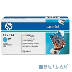 HP CE251A Картридж ,Cyan{CLJ CM3530/CP3525, Cyan, (7000стр.)}