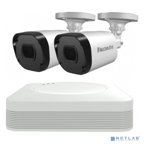 Falcon Eye FE-104MHD KIT Light SMART Комплект видеонаблюдения 4-х канальный гибридный(AHD,TVI,CVI,IP,CVBS) регистратор; Видеовыходы: VGA;HDMI; Видеовходы: 4xBNC