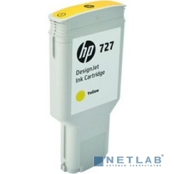HP F9J78A Картридж HP №727, Yellow {DJ T920/T1500/2500/930/1530/2530 (300ml)}