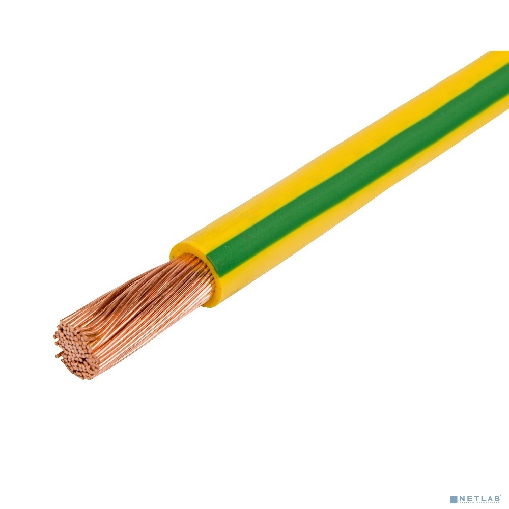 Провод ПуГВ (ПВ-3) 6,0 желто-зеленый (Элпром)