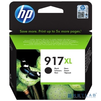 HP 3YL85AE Картридж № 917XL струйный черный (1500 стр) {HP OfficeJet 802x}