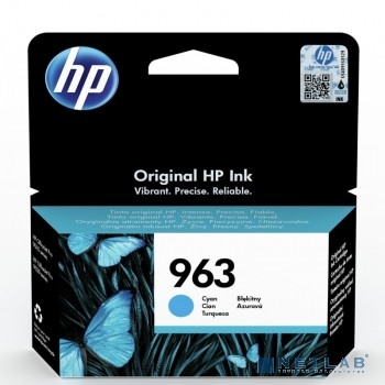 HP 3JA23AE Картридж струйный  963 голубой (700стр.) {HP OfficeJet Pro 901x/902x/HP}