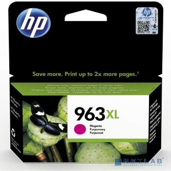 HP 3JA28AE Картридж струйный  963 пурпурный (1600 стр.) {HP OfficeJet Pro 901x/902x/HP}