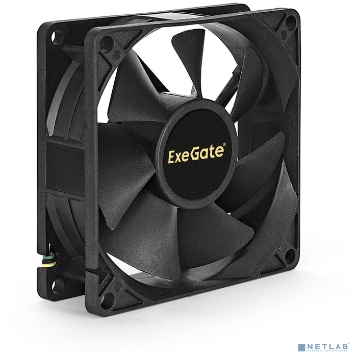 Exegate EX283381RUS Вентилятор ExeGate EX08025SM, 80x80x25 мм, Sleeve bearing (подшипник скольжения), Molex, 2000RPM, 25dBA