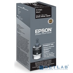 EPSON C13T77414A Контейнер с черными чернилами M100, M200, M105, черный, 140мл. (cons ink)