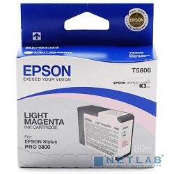 EPSON C13T580600 Картридж для Epson Stylus Pro 3800  светло-пурпурный  (Light Magenta) 80 мл. (LFP)