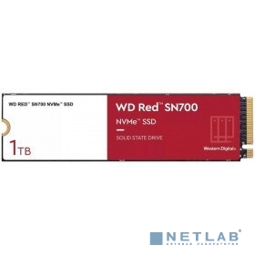 Твердотельный накопитель SSD WD Red SN700 NVMe WDS100T1R0C 1ТБ M2.2280 NVMe PCIe Gen3 8Gb/s