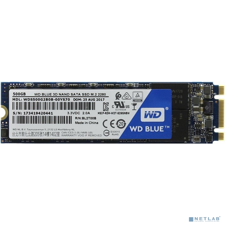 WD SSD M.2 500Gb WDS500G2B0B