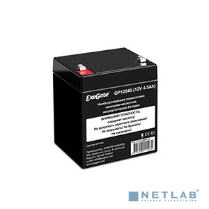 Exegate EX282960RUS Аккумуляторная батарея GP12045 (12V 4.5Ah, клеммы F1)