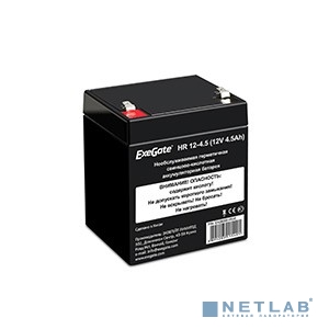 Exegate EX282961RUS Аккумуляторная батарея HR 12-4.5 (12V 4.5Ah, клеммы F1)