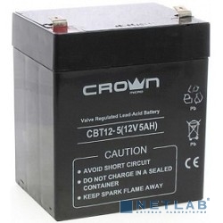 Crown Аккумулятор CBT-12-5 (12V, 5Ah)