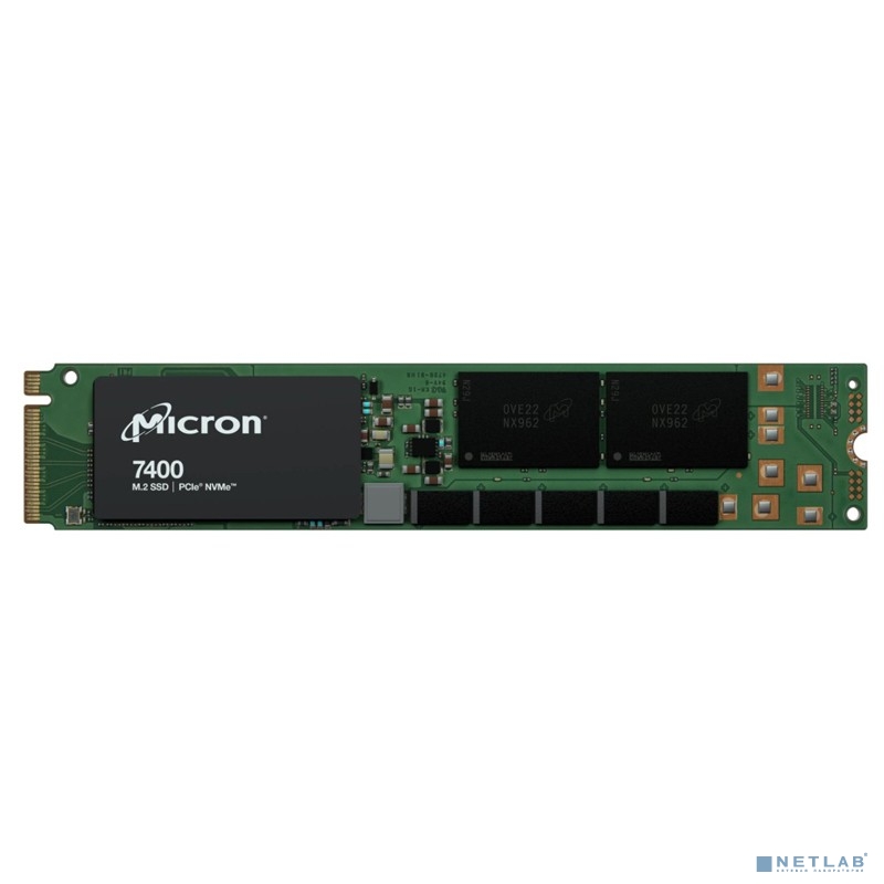 Накопитель SSD Crucial PCI-E 4.0 x4 1.92Tb MTFDKBG1T9TDZ-1AZ1ZABYY Micron 7400 Pro M.2 2280