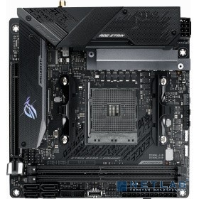Материнская плата Asus ROG STRIX B550-I GAMING Soc-AM4 AMD B550 2xDDR4 mini-ITX AC`97 8ch(7.1) 2.5Gg RAID+HDMI+DP
