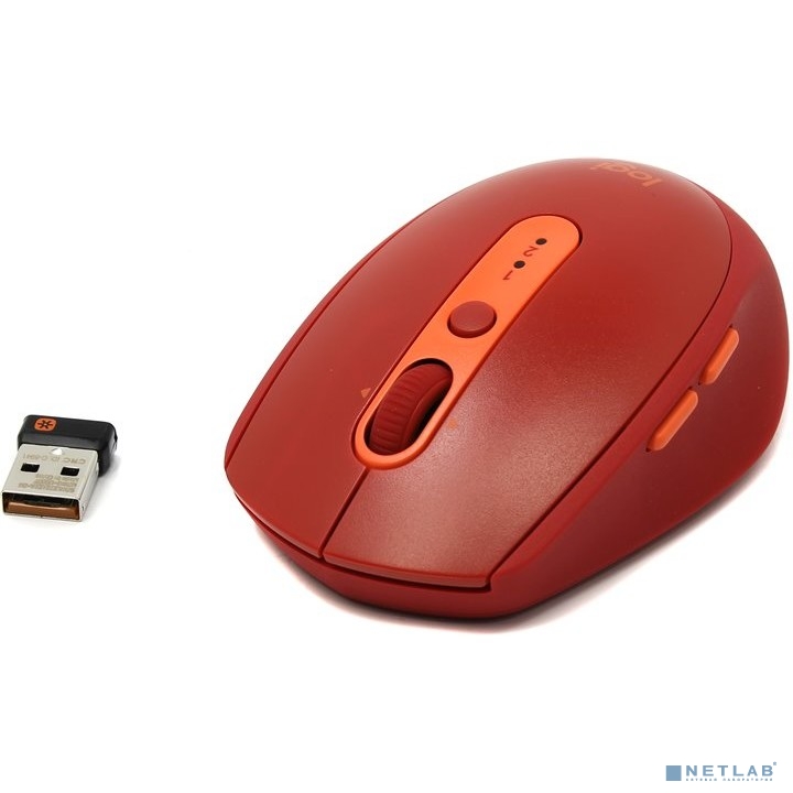 910-005199 Logitech M590 Wireless Mouse Multi-Device Silent Ruby
